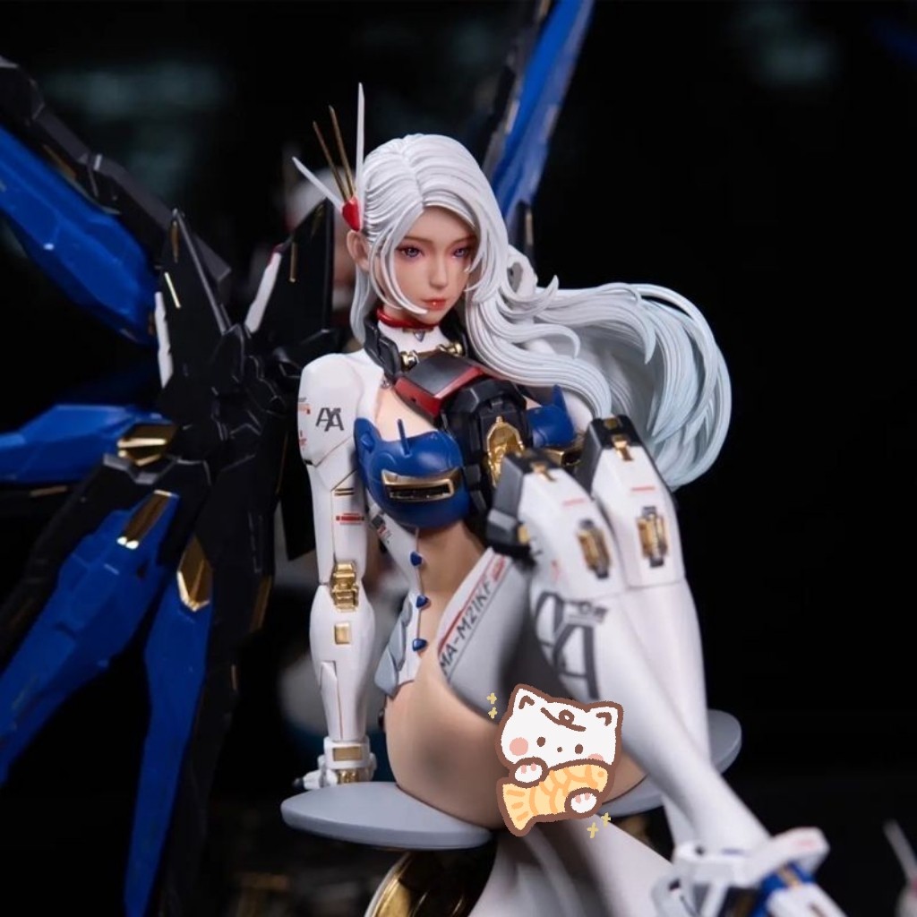 thumbnail for [Premium Edition] machine girl mechanical two-dimensional Gundam mecha free girl anime beautiful girl GK ornament periphery