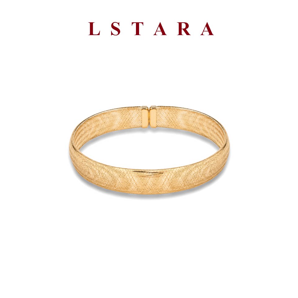 LSTARA18K金空气弹力手镯