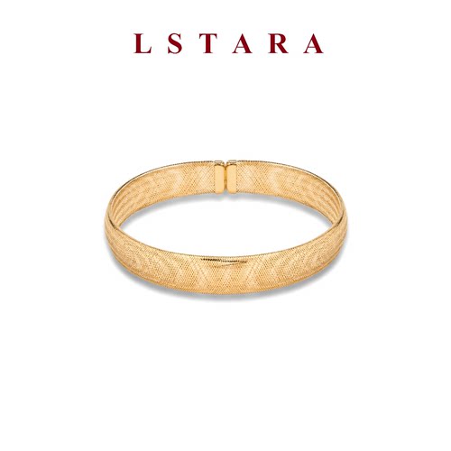 LSTARA18K金空气弹力手镯