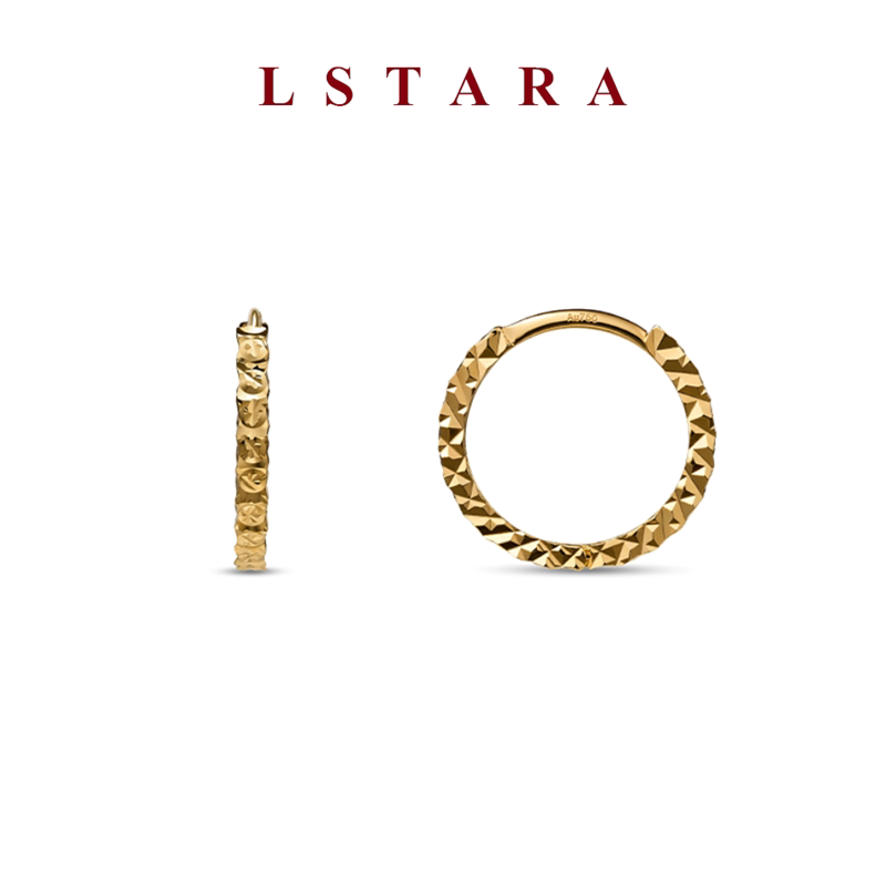 LSTARA18K金满天星耳圈