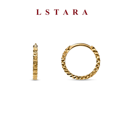 LSTARA18K金满天星耳圈