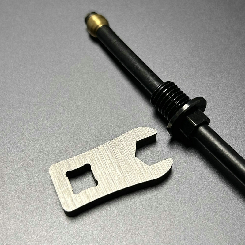 手变油管8mm扭力扳手开口头碟刹紧迫螺丝油碟鲍鱼夹器1/4小飞转换