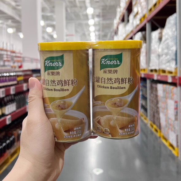 山姆家乐 金罐自然鸡鲜粉调味料 330克一罐 开盖即撒 粒粒均匀
