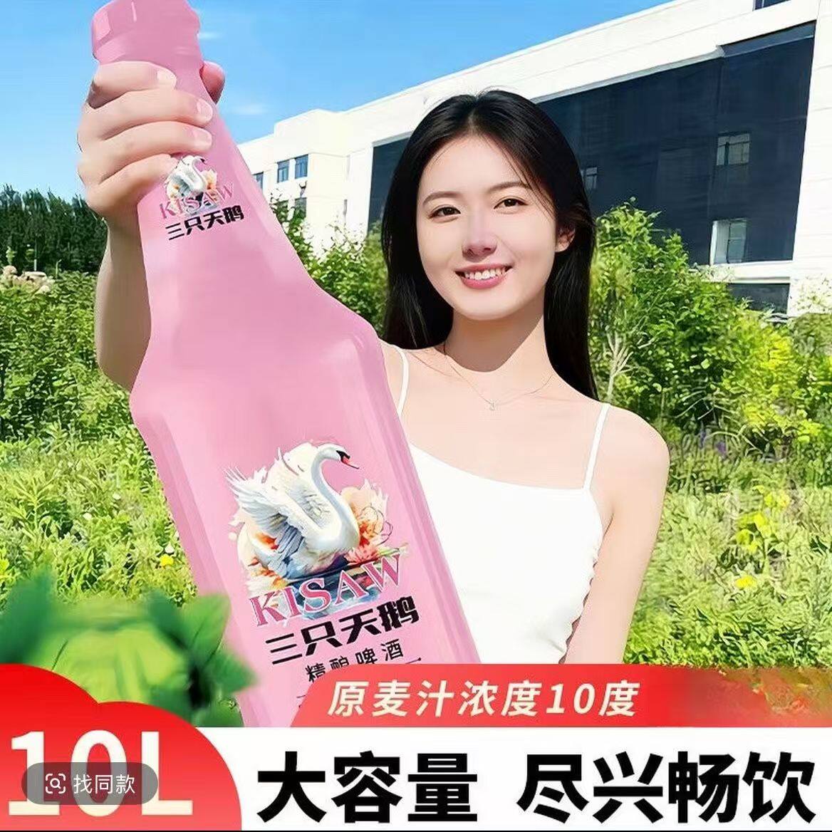 三只天鹅10L啤酒10度精酿啤酒