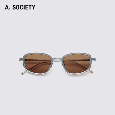 A.SOCIETY TITANIUM系列复古时尚轻盈纯钛防晒男女太阳镜 BERGAN