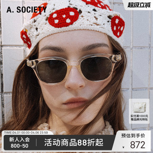 A.SOCIETY 防晒百搭方形太阳镜墨镜SAILOR WAVY系列时尚