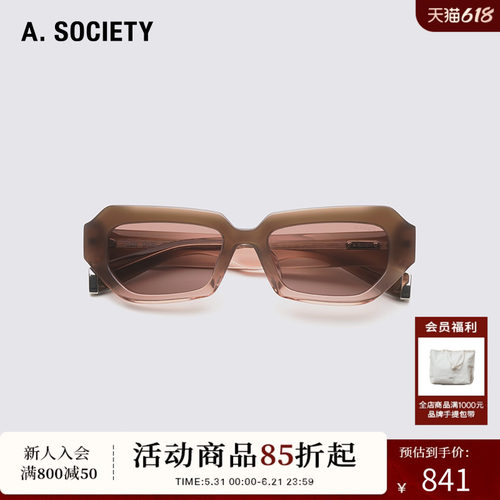 明星同款 A.SOCIETY Acetate Light时尚猫眼防晒男女墨镜INARI