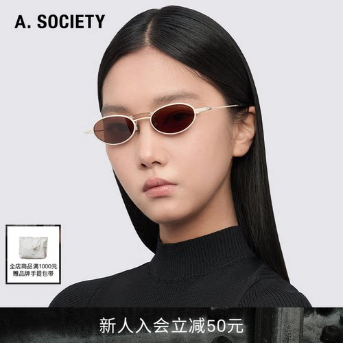 A.SOCIETY THIN TITANIUM 超轻钛金属圆框太阳镜JONAS