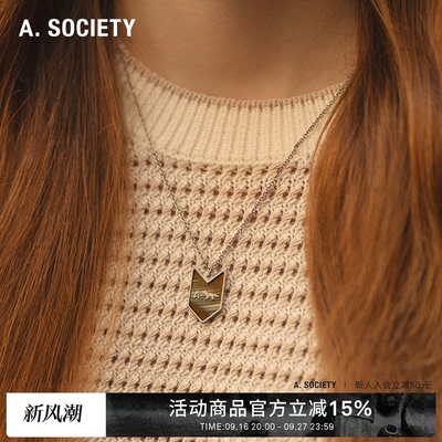 A.SOCIETY小狐狸联项链磁吸吊坠