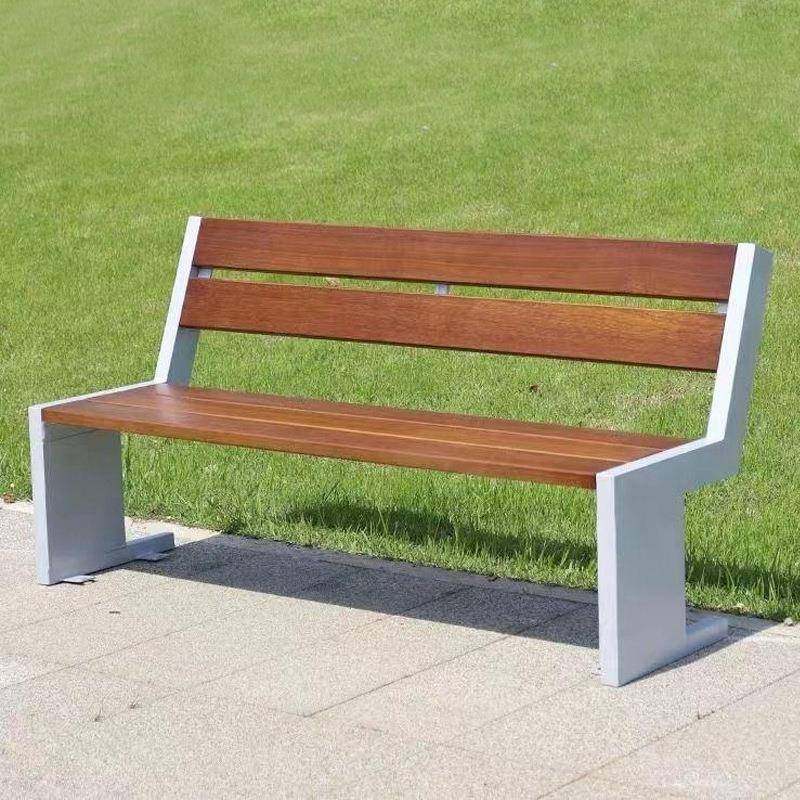 户外樟子松实木休闲椅钢结构椅脚小区公园景区庭院防腐木休闲椅,住宅家具,桌椅套件,淘宝优惠券,粉丝福利购,淘宝优惠卷