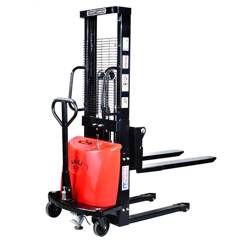 堆高车液压堆高车半电动堆高车堆垛车半电动叉车集装箱叉车