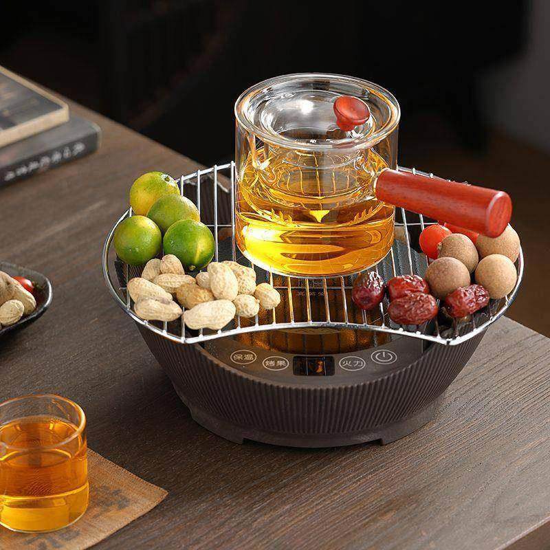 火围炉冬天室内阳台用RCA中式网电红陶炉玻璃茶壶煮茶器烤家取暖,餐饮具,煮茶炉,淘宝优惠券,粉丝福利购,淘宝优惠卷