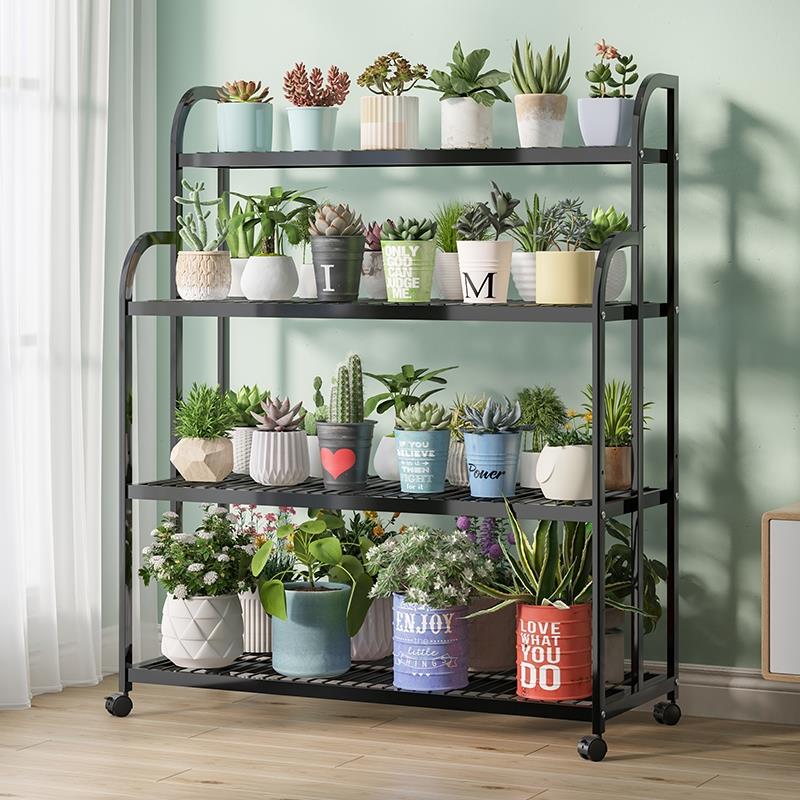 可移动花架置物架阳台多层花架子客厅落地式2025新款多肉花盆架