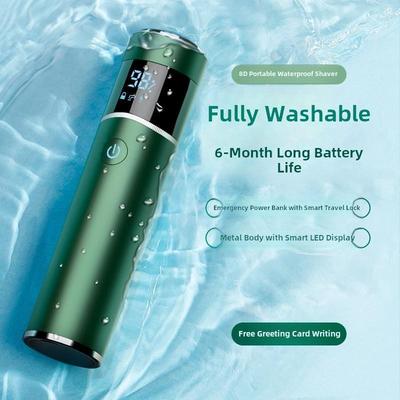 剃须刀电动男士2025新款刮胡刀便携式单头迷你弟刮胡子520送男友