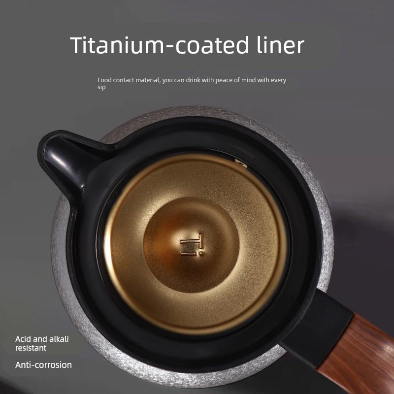 覆钛焖茶壶保温壶高端家用闷泡壶钛金内胆不锈钢大容量焖茶壶R1