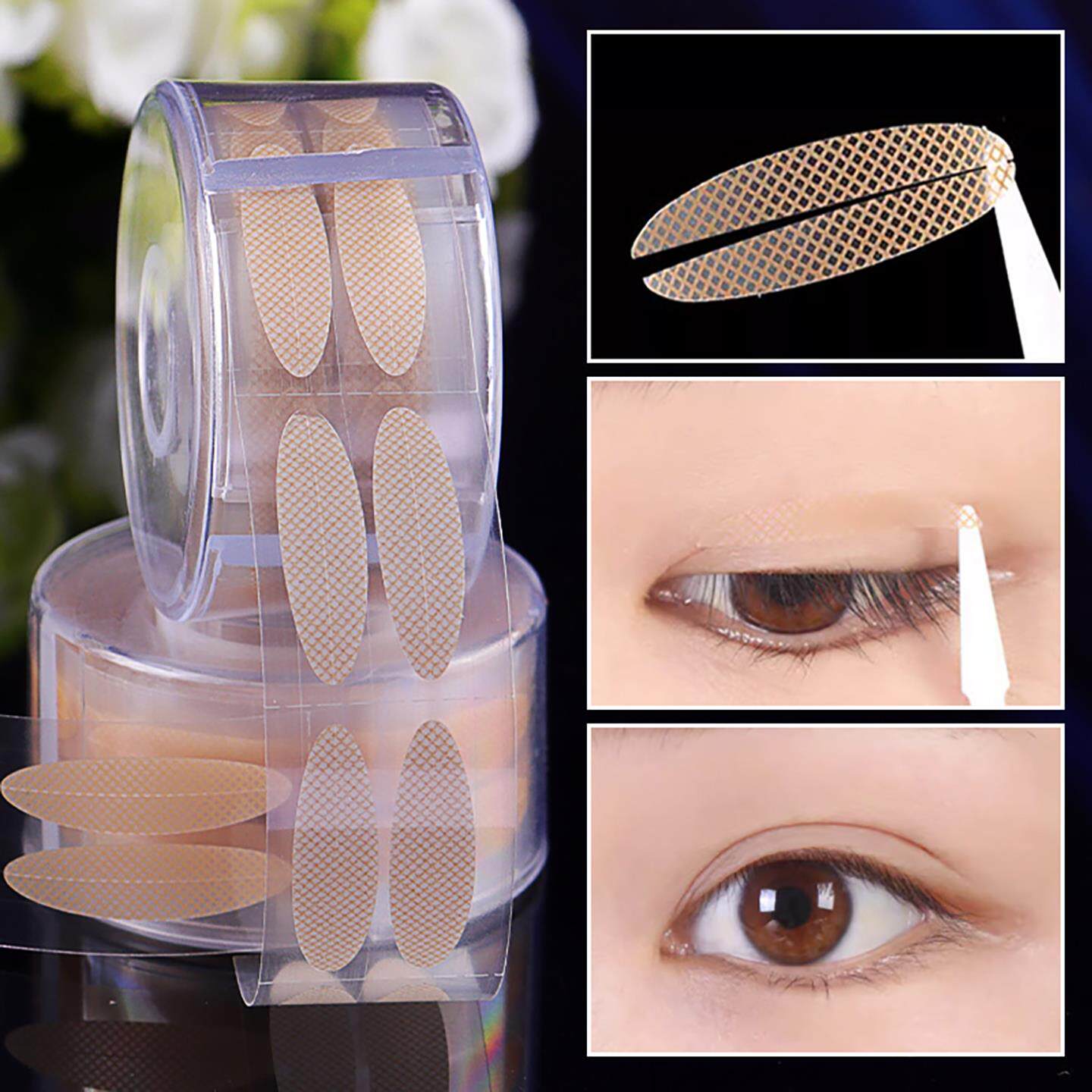 肤色双眼皮贴女蕾丝自然隐形肉色哑光内双加宽型肿眼泡橄榄月牙形