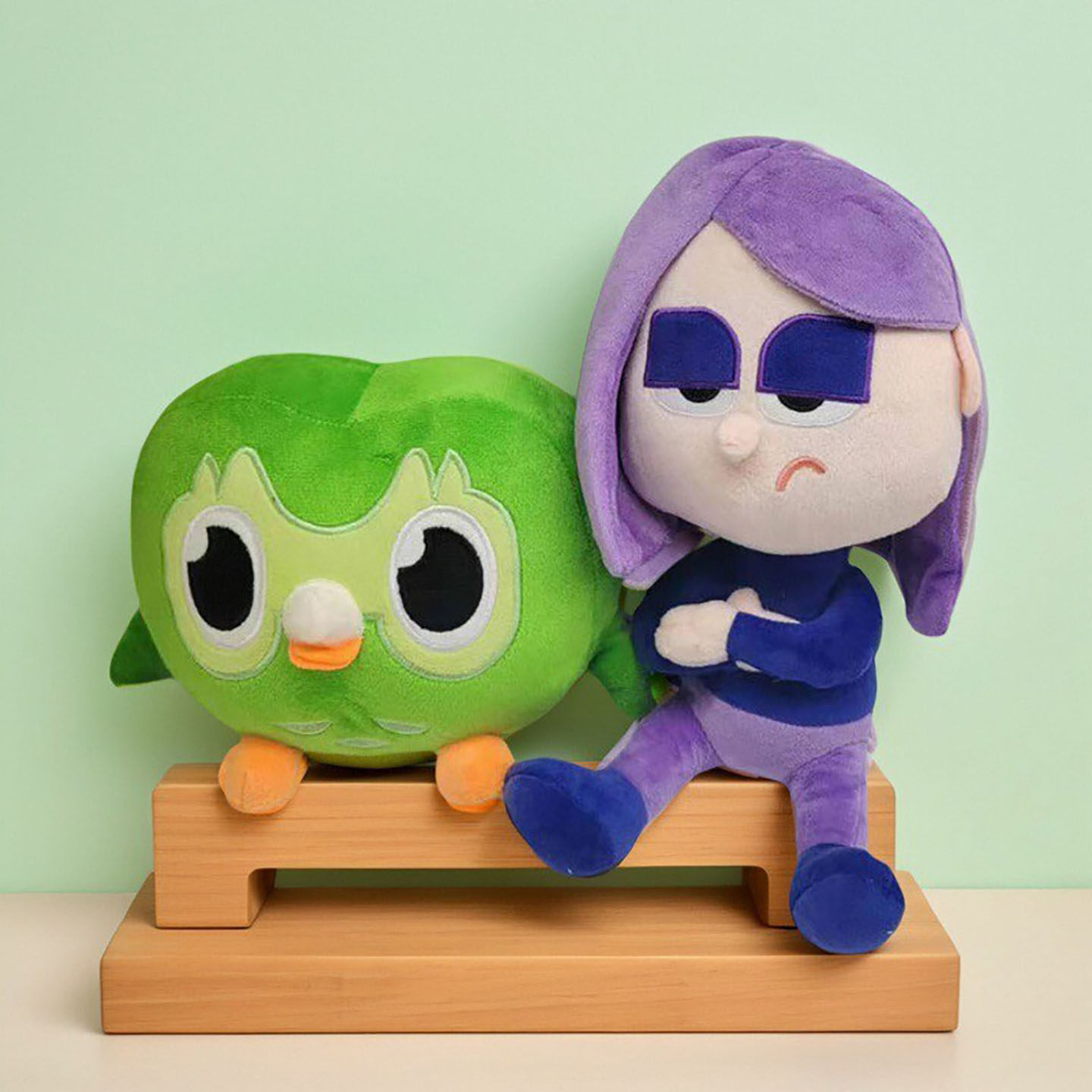 多邻国玩偶送给学生男孩儿童礼物