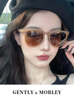 焦下2021新款折叠墨镜女网红偏光防紫外线gm太阳眼镜V潮级感ins