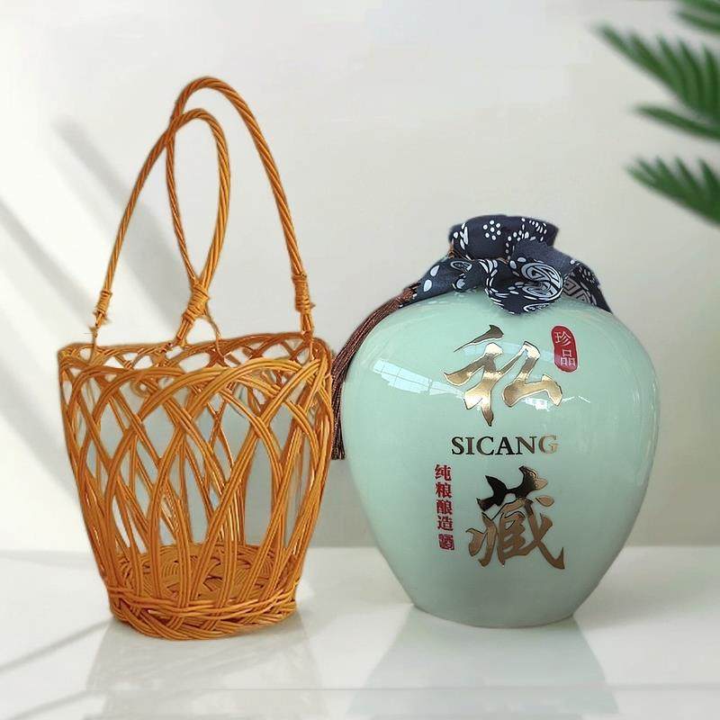 景德镇陶瓷酒瓶空瓶1斤2斤3斤5斤10斤酒罐家用密封储酒壶泡酒坛子,餐饮具,家用酒壶,淘宝优惠券,粉丝福利购,淘宝优惠卷