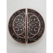 半圆拉手玻璃门把手半圆形拉手圆形大门拉手中式 半圆扶手古铜半圆