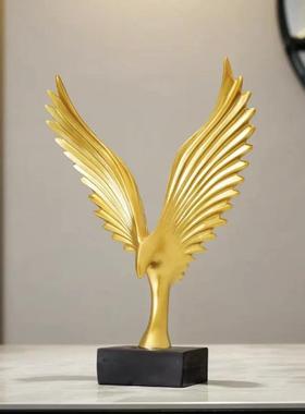 大鹏展翅创意树脂工艺品摆件大鹏展翅家居客厅电视柜办公室装饰品
