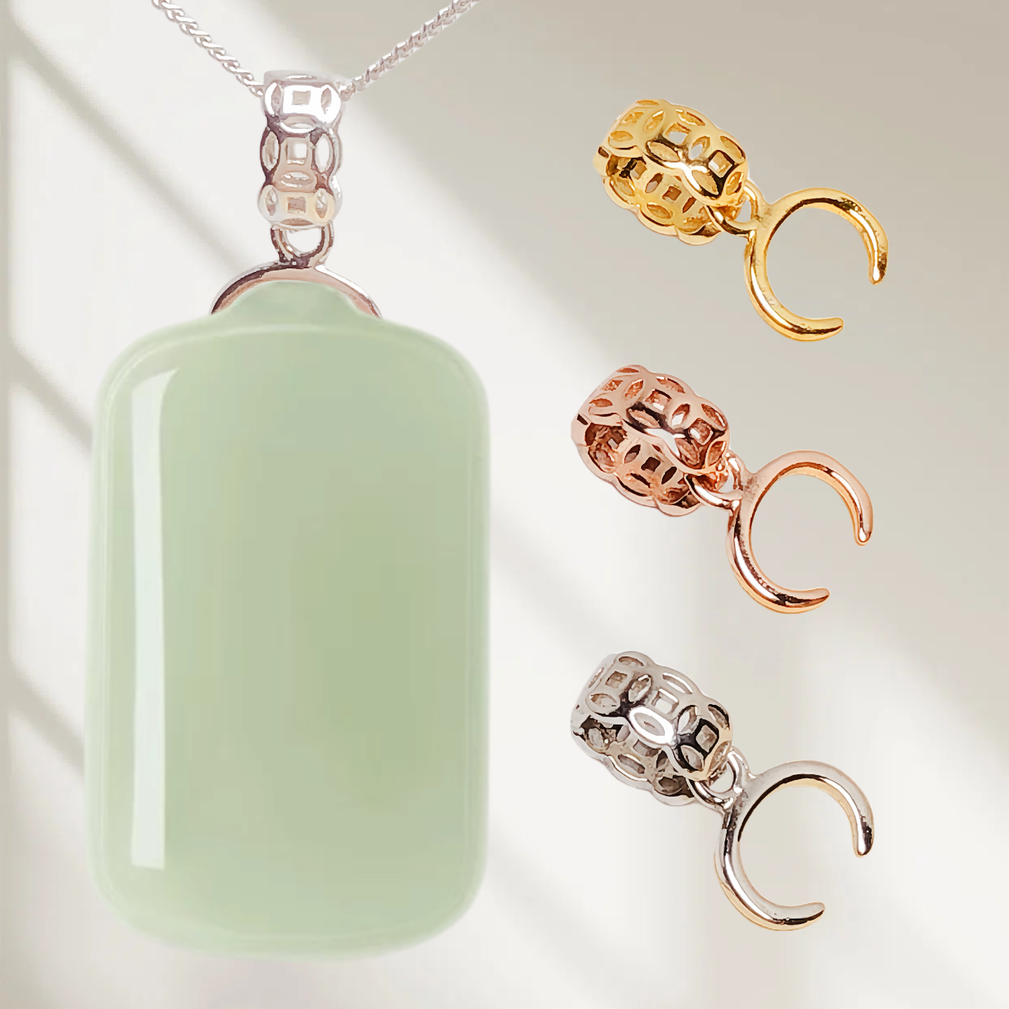 欣履s925银牛鼻孔左右孔配件