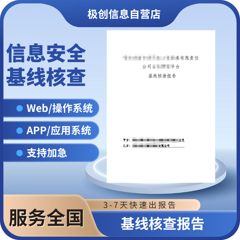 网络安全服务网站安全基线核查报告APP渗透测试Web源代码检测报告