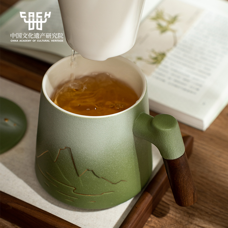 中国文化遗产研究院泡茶办公杯