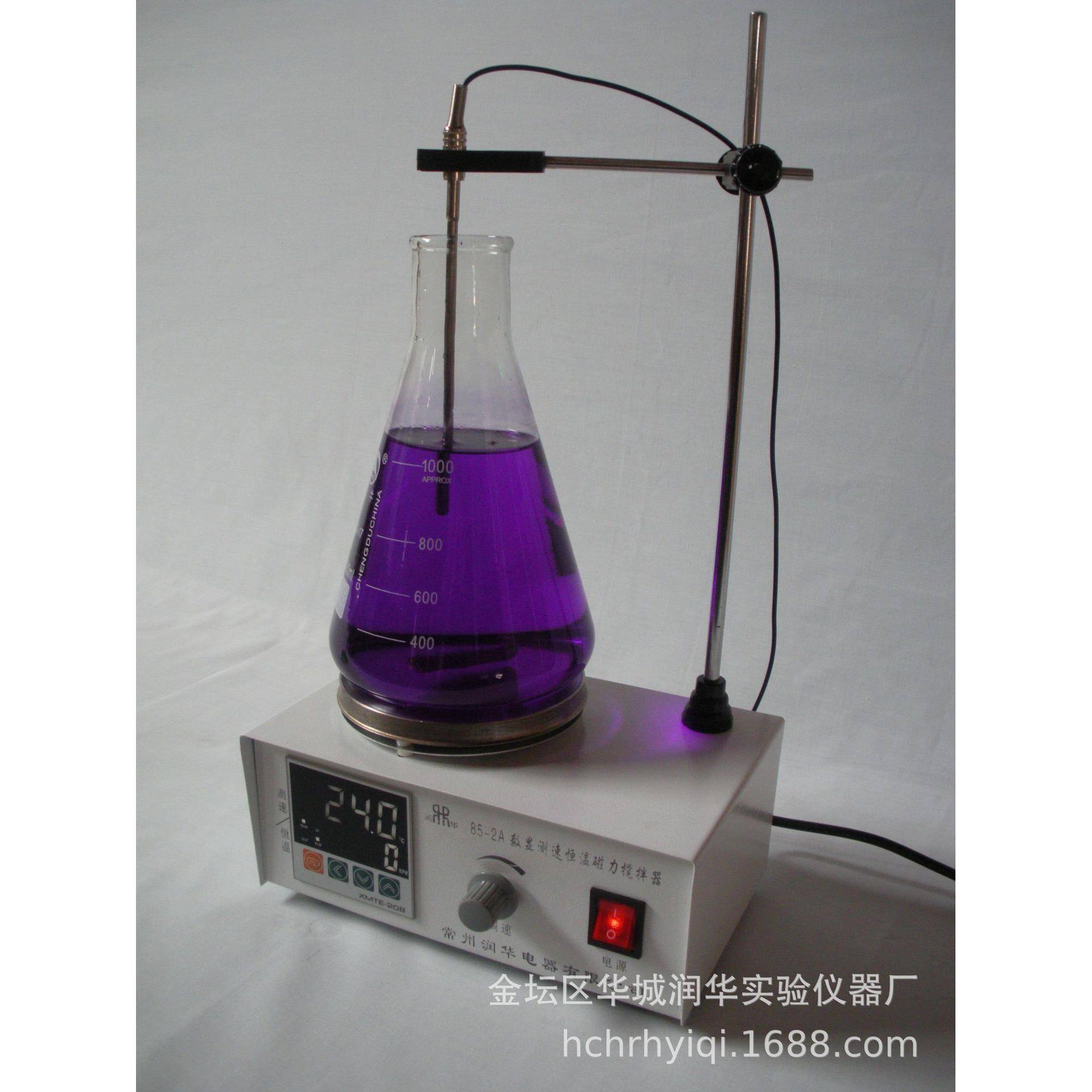 恒温磁力搅拌器85-2A测温测速数显磁力加热搅拌器