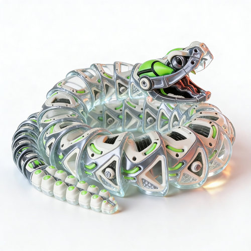 机甲风响尾蛇3D打印可动摆件