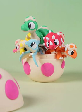 3d打印蛋壳恐龙大号立体手办玩偶装饰摆件儿童水族模型玩具小礼品