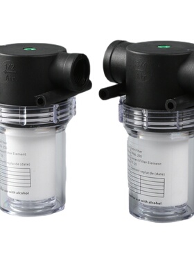 烧结PE滤芯管道负压高精度4/6分y大流量气动真空过滤器PFA150/200