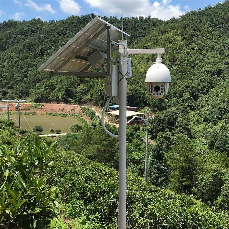 风光互补球机枪机太阳能监控摄像头安防森林防火公路供电系统工程