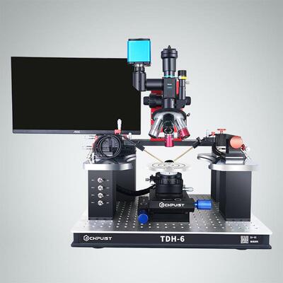 探针台手动测试晶圆忆阻器失效分析IV测试光电流测试Mapping架探