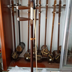 圆筒二胡 湖南花鼓大筒 花古大筒 黑酸枝专业演奏大筒 花鼓戏琴