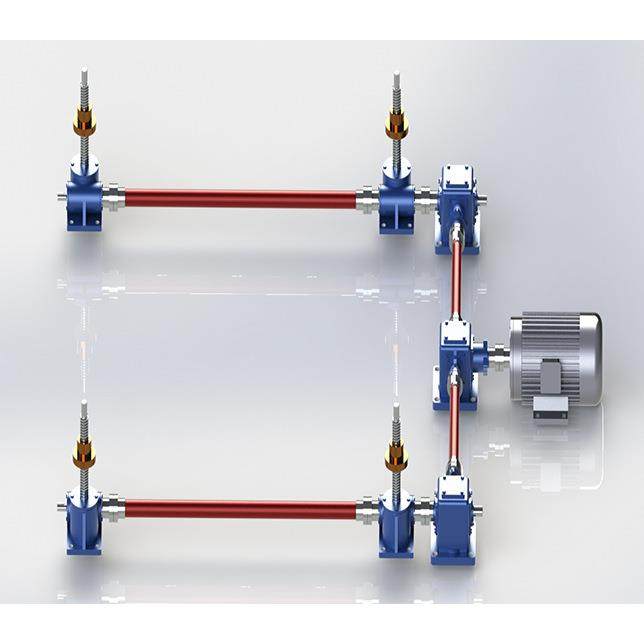 手摇电动螺旋升降机不锈钢滚珠丝杆升降机多台联动同步升降平台,电子元器件市场,电机/马达,淘宝优惠券,粉丝福利购,淘宝优惠卷