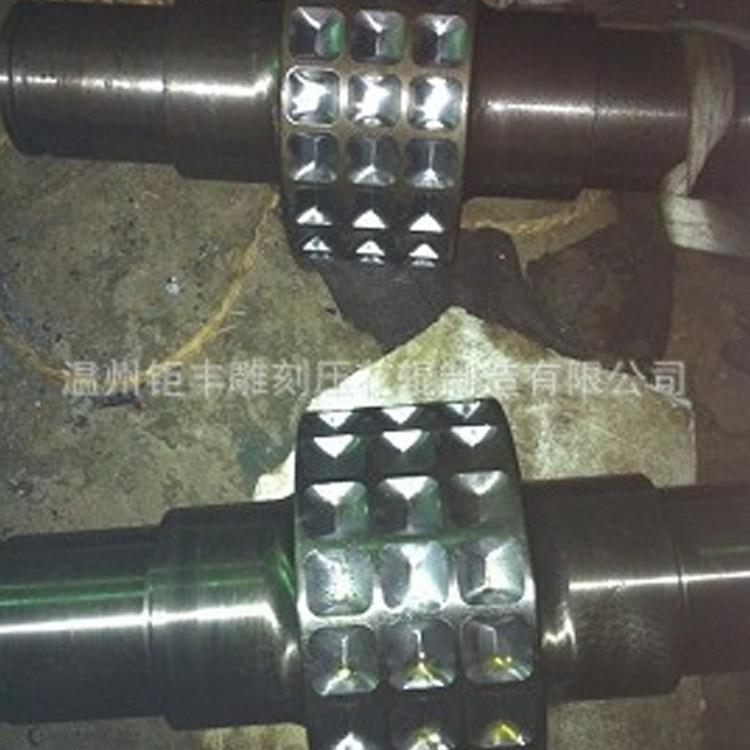 压花辊厂家雕刻花边机合成革热压烫金花样压纹滚花