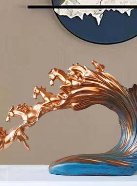 招财艺术简约格调样板房装办公室装饰品摆件家居电视柜玄关书房礼