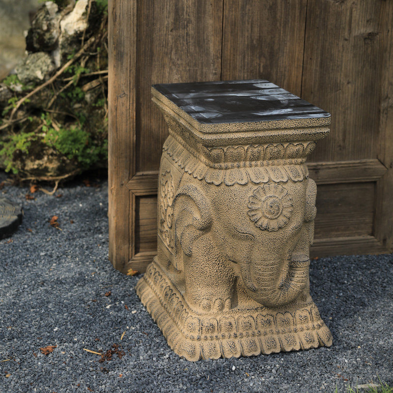 汉韵堂庭院露台花园布置石墩阳台造景摆件园林院子户外大花盆底座,家居饰品,户外/庭院摆件,淘宝优惠券,粉丝福利购,淘宝优惠卷