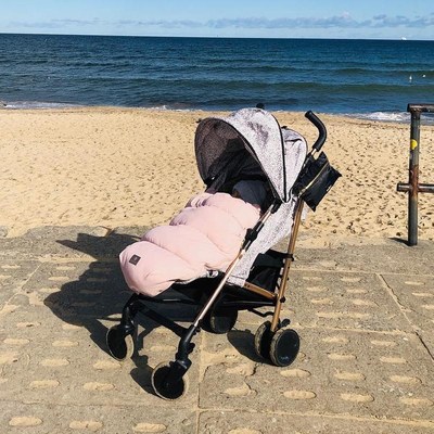 vinterbloom婴儿睡袋加厚防寒保暖冬季儿童推车外出防风脚套包被