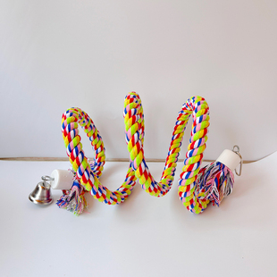 鹦鹉攀爬绳 鸟玩具 鹦鹉玩具用品 益智玩具梯子云梯秋千啃咬