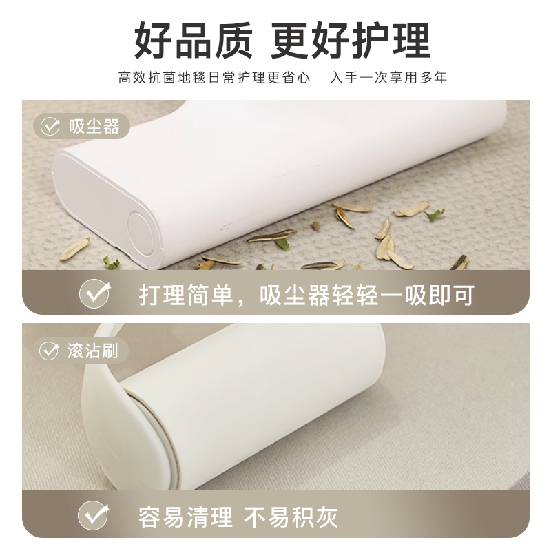 素色客厅地毯沙发榻榻米阳台飘窗垫子定制冬天卧室加厚隔音地垫