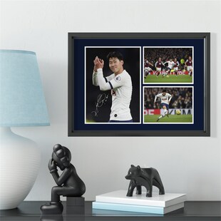 热刺孙兴慜帽子戏法名场面实木装饰相框照片墙桌摆件挂框酒吧壁画