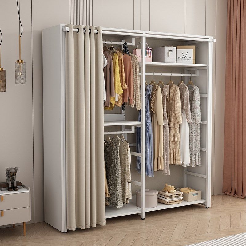 衣架落地卧室多功能全包围家用防尘收纳置物架开放式组合衣帽架子,住宅家具,独立衣柜,淘宝优惠券,粉丝福利购,淘宝优惠卷