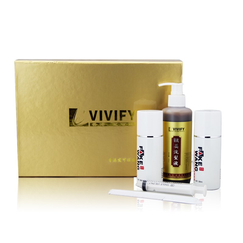 香港发可旺套装核美洗发液育发液生发防脱发掉发白发转黑发控油