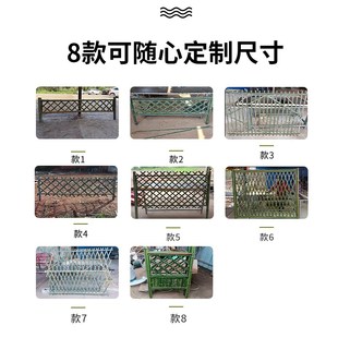 大型竹篱笆围栏栅栏护栏户外庭院子花园花坛装饰民宿装饰竹栏竹门