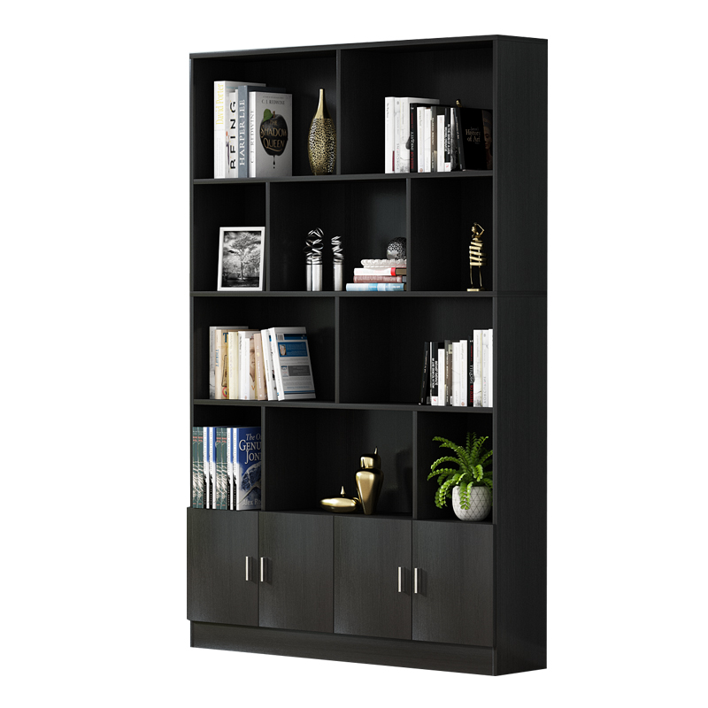 定做书柜书架组合书橱带门客厅办公储物柜置物格子架专业定制订做