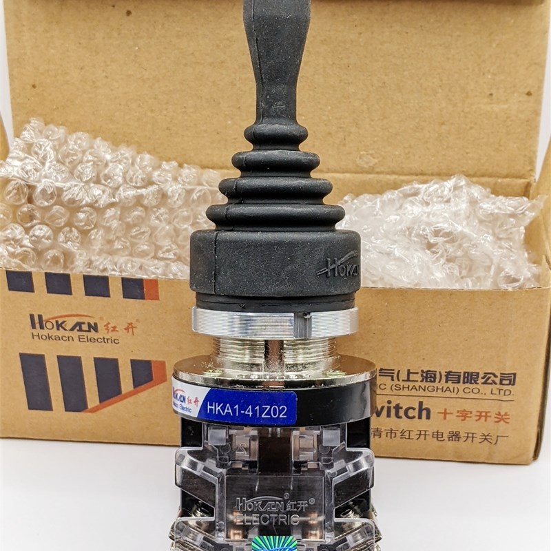 红开HKA1-41Z02/Z04/Y02/Y04 两向四向自复位自锁十字摇杆开关