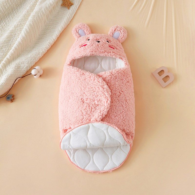 婴儿羊羔绒抱被秋冬季加厚睡袋新生儿宝宝包被襁褓防踢被外出待产,婴童用品,婴童抱被/抱毯,淘宝优惠券,粉丝福利购,淘宝优惠卷