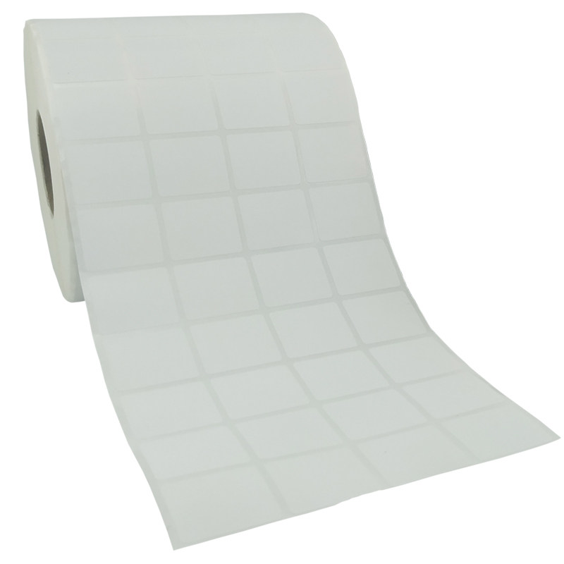 铜版标签纸2.5x1.5x1cm 铜版纸不干胶25x15x10mm 加粘条码打印纸